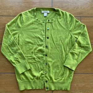 Banana Republic Lime Green Cardigan